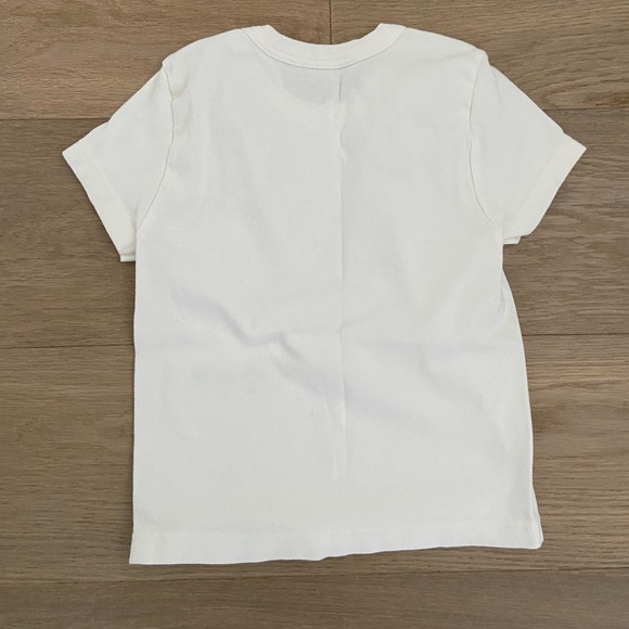 Brandy Melville white baby tee - fairly new - barely worn - Picture 2 of 3